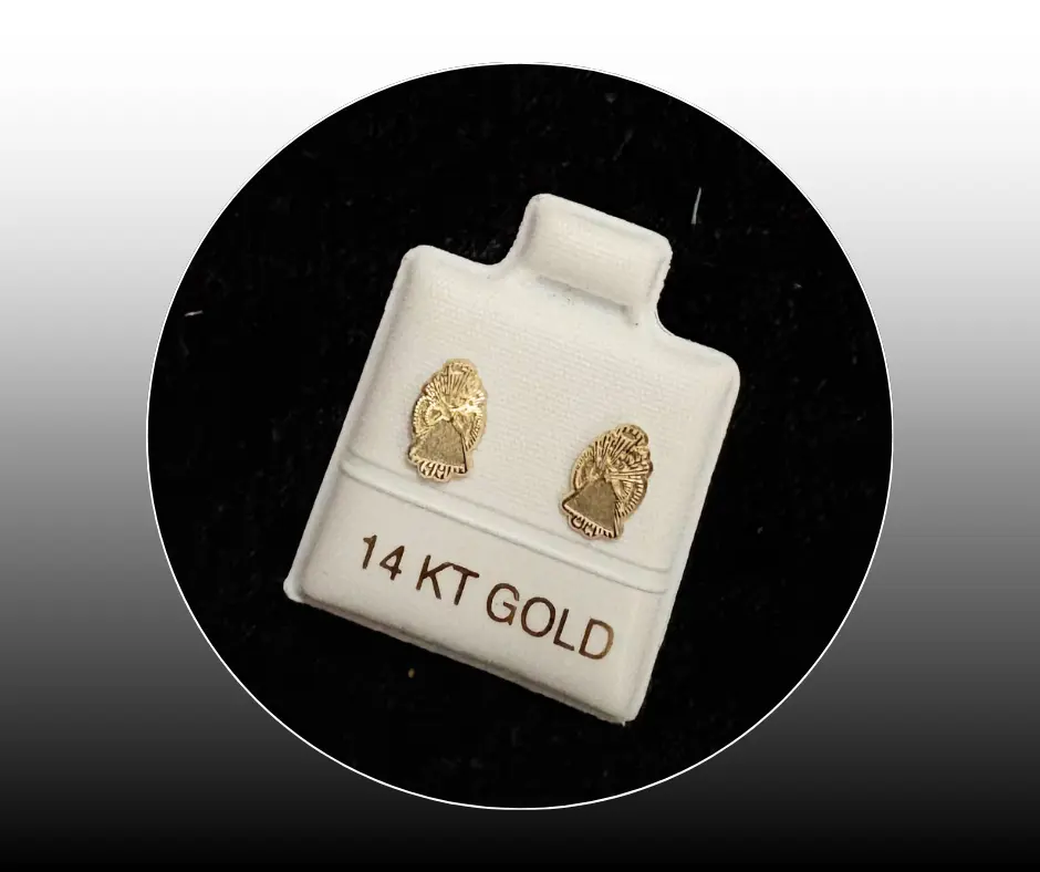 [BRO-394] Broquel_Oro 14K_Ángel de la guarda