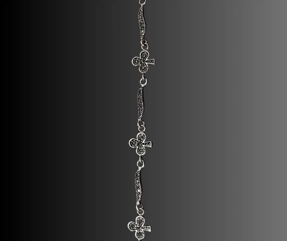 [PUL-1160] Pulsera marquesitas_19 cm Trébol