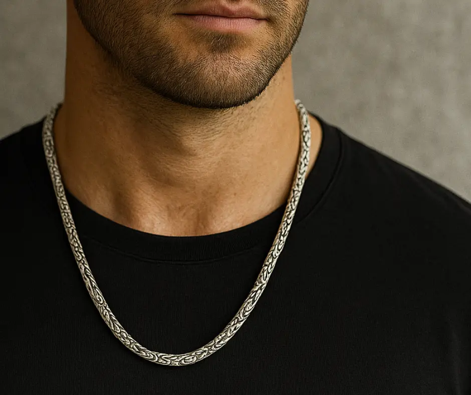 [CAD-403] Cadena Bali broche de caja 55 cm 3mm