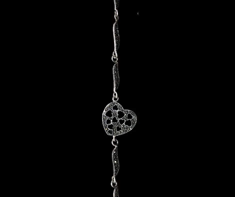 Pulsera marquesitas_19 cm Corazón