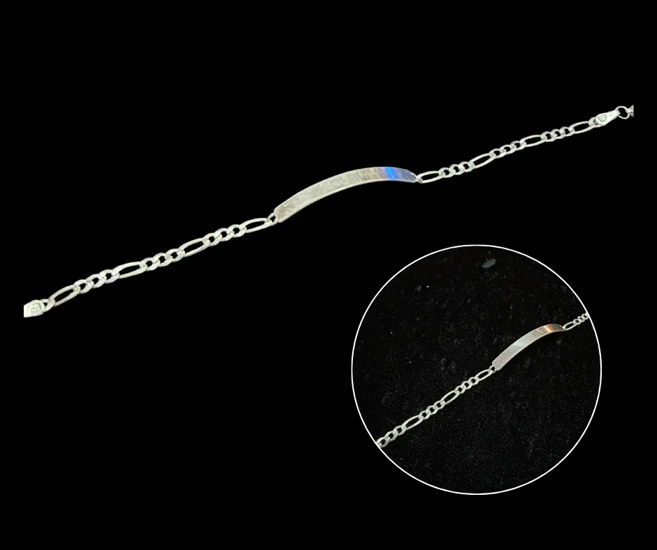 Pulso con placa_Cartier Diamantada_3 mm (16 cm)