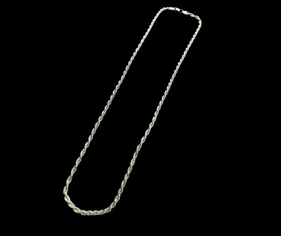 [CAD-510] Cadena_Tejido_Torsal_ 3 mm_ 60 cm