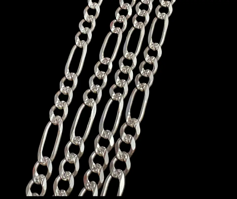 [CAD-470] Cadena_Tejido_Cartier_ Diamantada_ 5 mm_ 50 cm