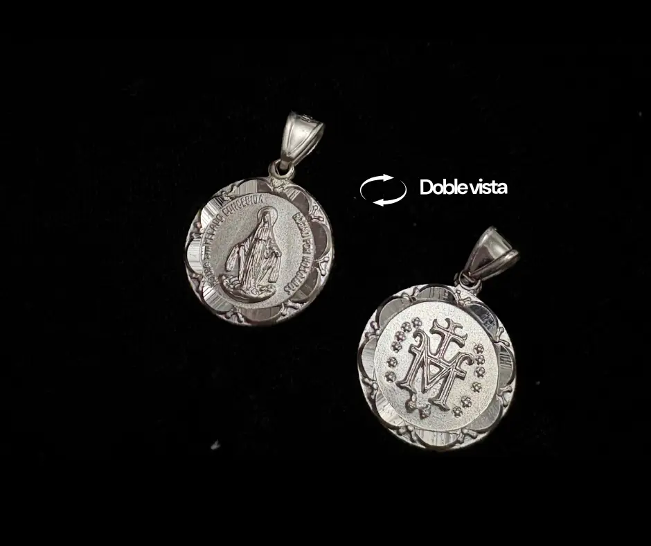 [VIR-1298] Virgen Milagrosa_Circular_Diámetro 2 cm