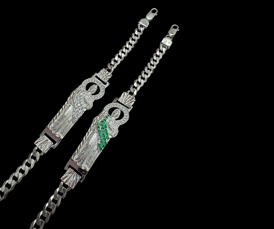 Pulso San Judas Tadeo (Manto blanco) (19 cm)