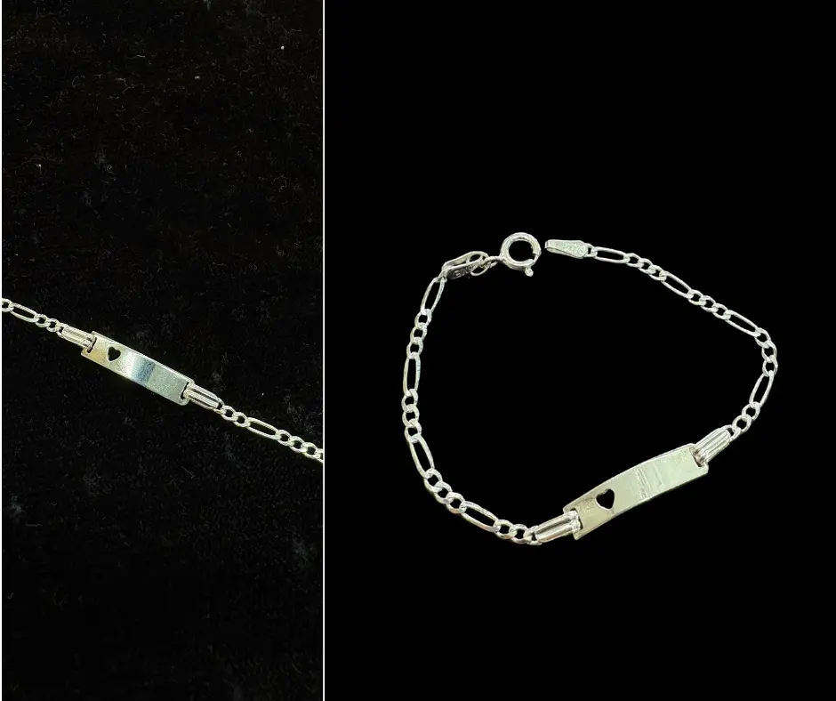 Esclavita_ Cartier lisa placa corazón 2mm (14 cm)