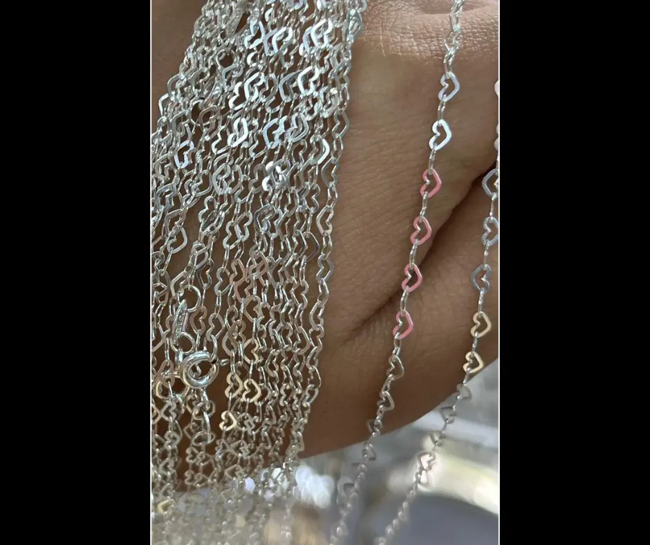 Cadena_Tejido Corazones (55 cm)