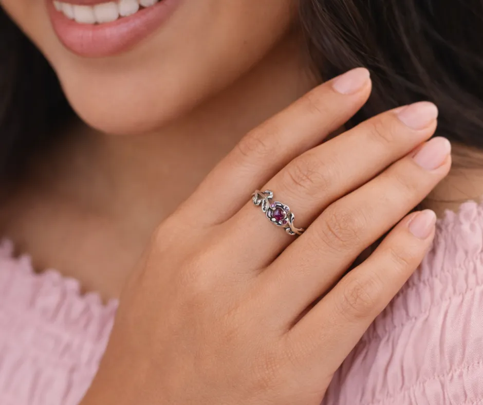 Anillo pandora_ disney princess_circonia incrustada_Rosa (ANI-73)