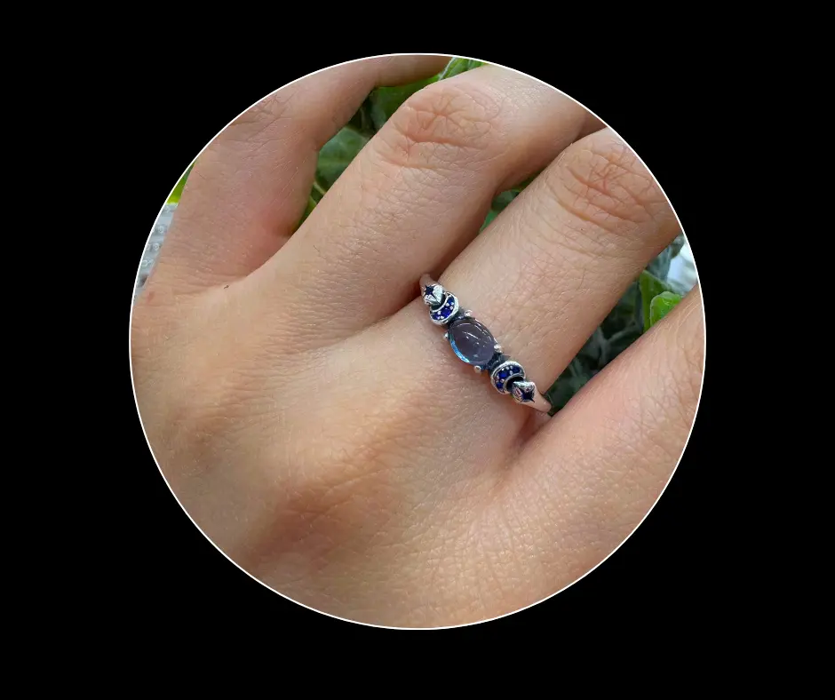 Anillo pandora_ disney princess_circonia incrustada_Azul