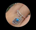Anillo Mano de Fátima colgante