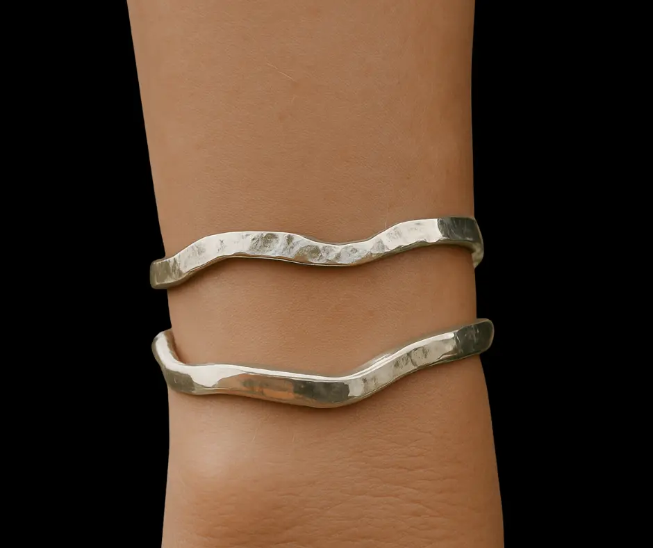Brazalete_Ondas (Martillado/Liso) (Martillado)