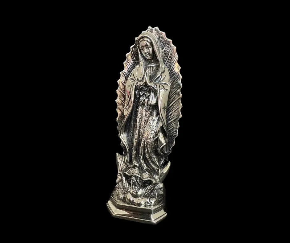 Figura cera Virgen de Guadalupe
