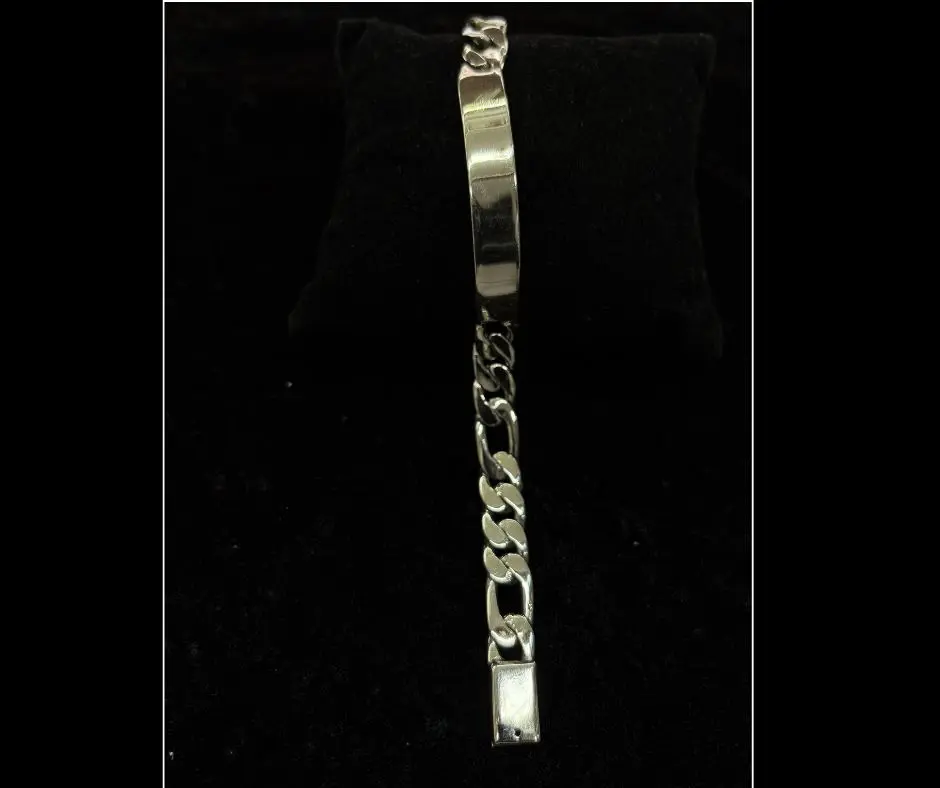 [ESC-956] Esclava con placa Cartier (Broche aguja) 20 cm 1cm