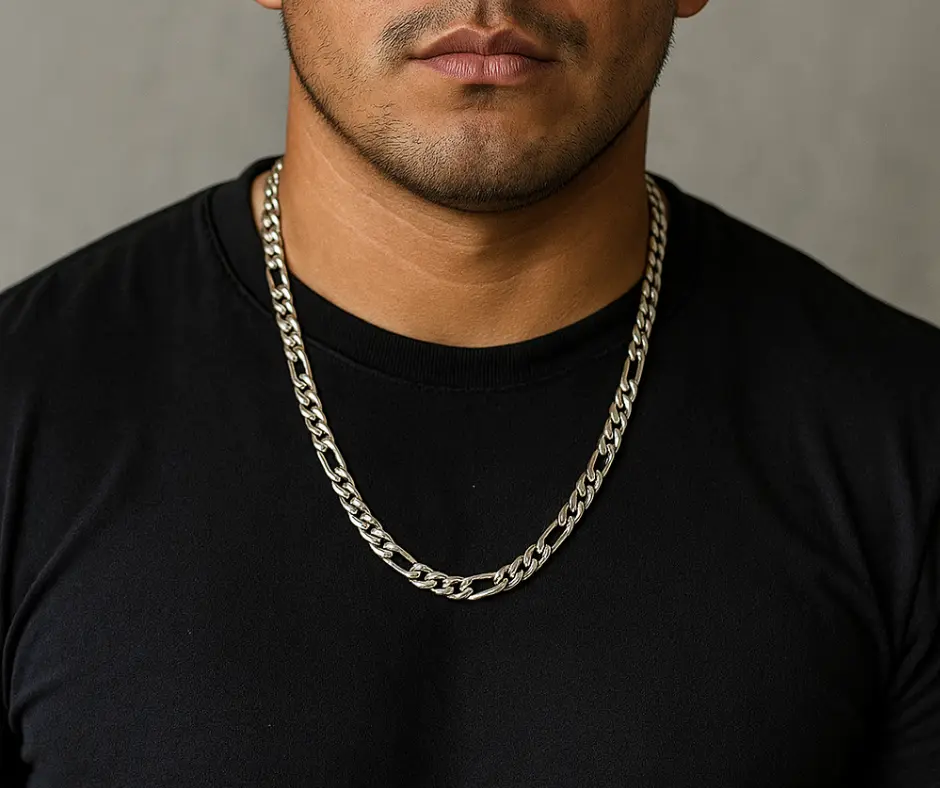 [CAD-407] Cadena Cartier 60 cm 8 mm (Broche aguja)