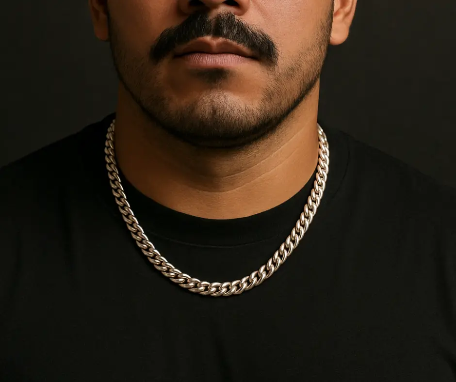 Cadena Cubano 45 cm 5 mm (Broche doble seguro)