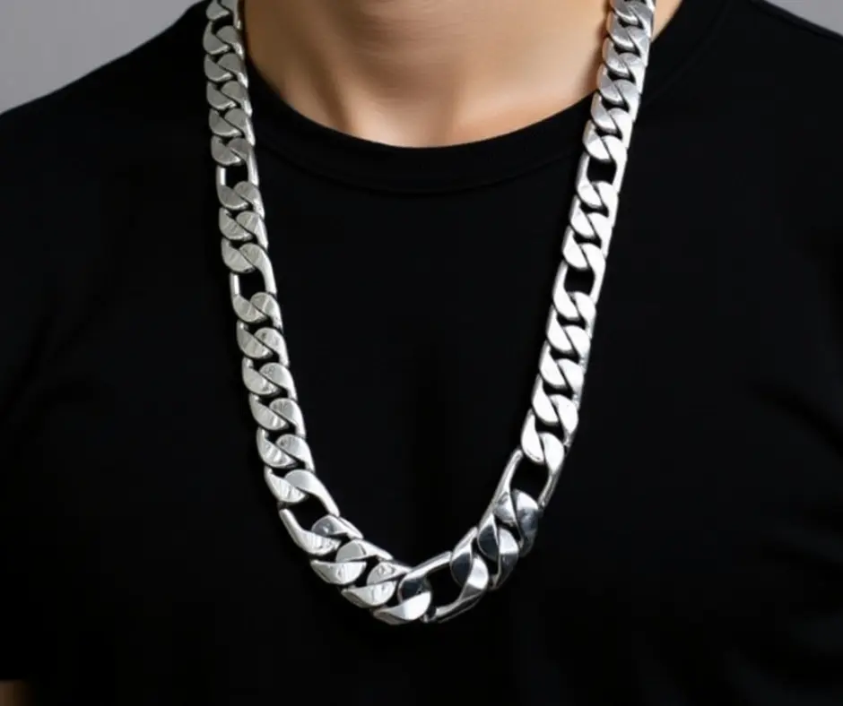 [CAD-405] Cadena Cartier 55 cm 1.5 cm (Broche doble seguro)