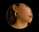 Aretes media dona