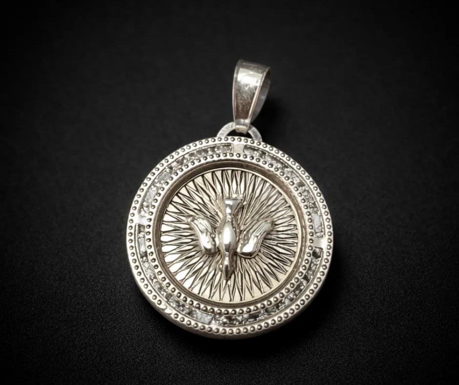 [MED-1015] Medalla De Bautizo Espíritu Santo