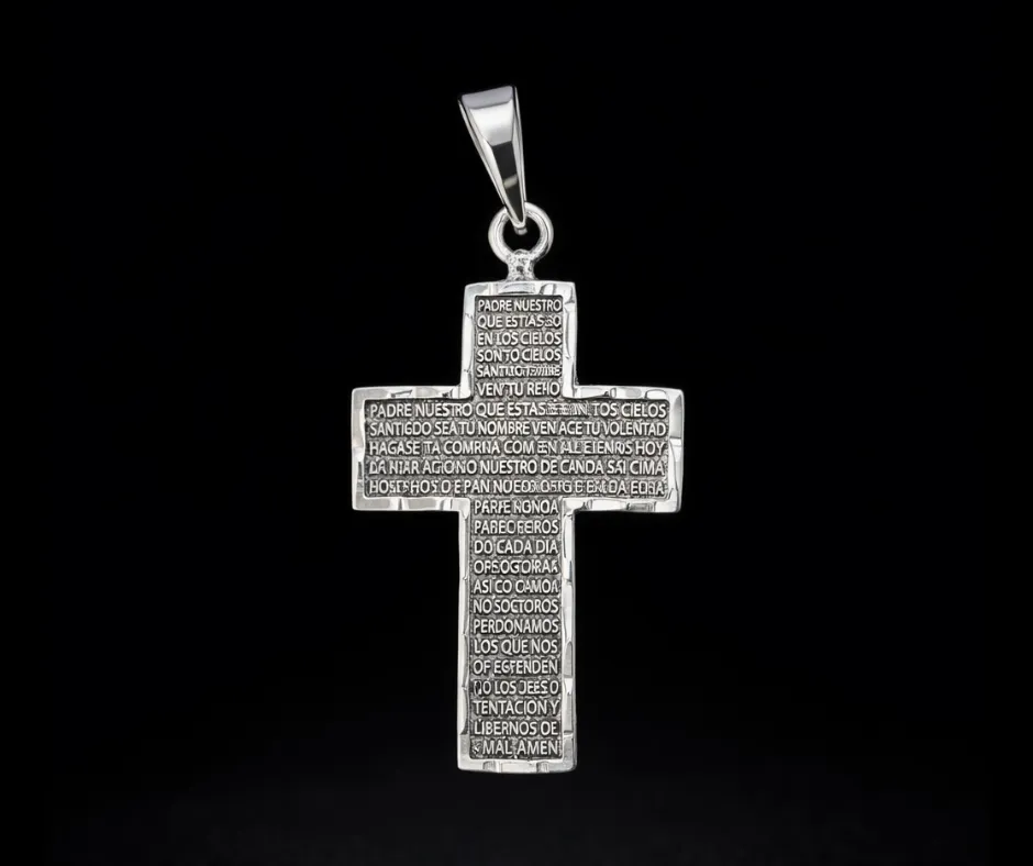 [CRU-642] Cruz Padre Nuestro 3 cm