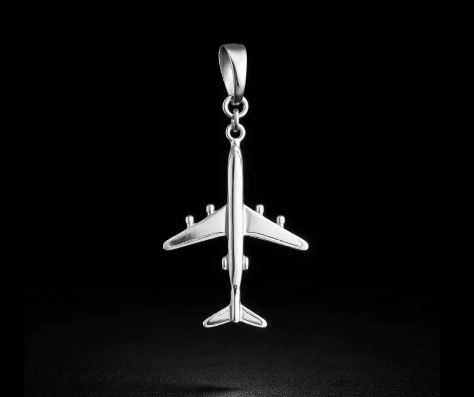 [DIJ-685] Dije  Avión liso, travel, traveling, viajes, viajero CH 2.5 cm