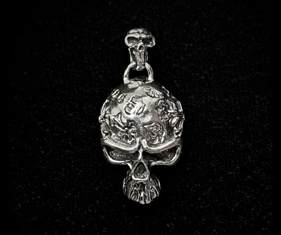 [DIJ-686] Dije  Calavera 4cm bandola calavera