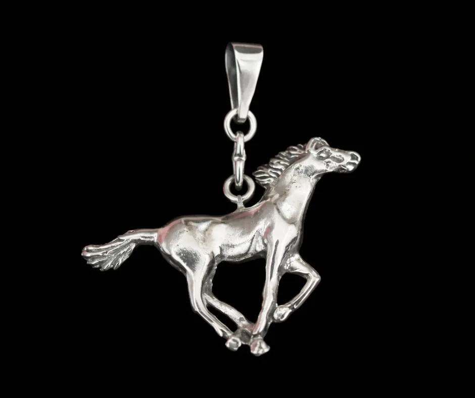 [DIJ-733] Dije Caballo liso, caballo galopando a toda velocidad, 4.5 cm de ancho