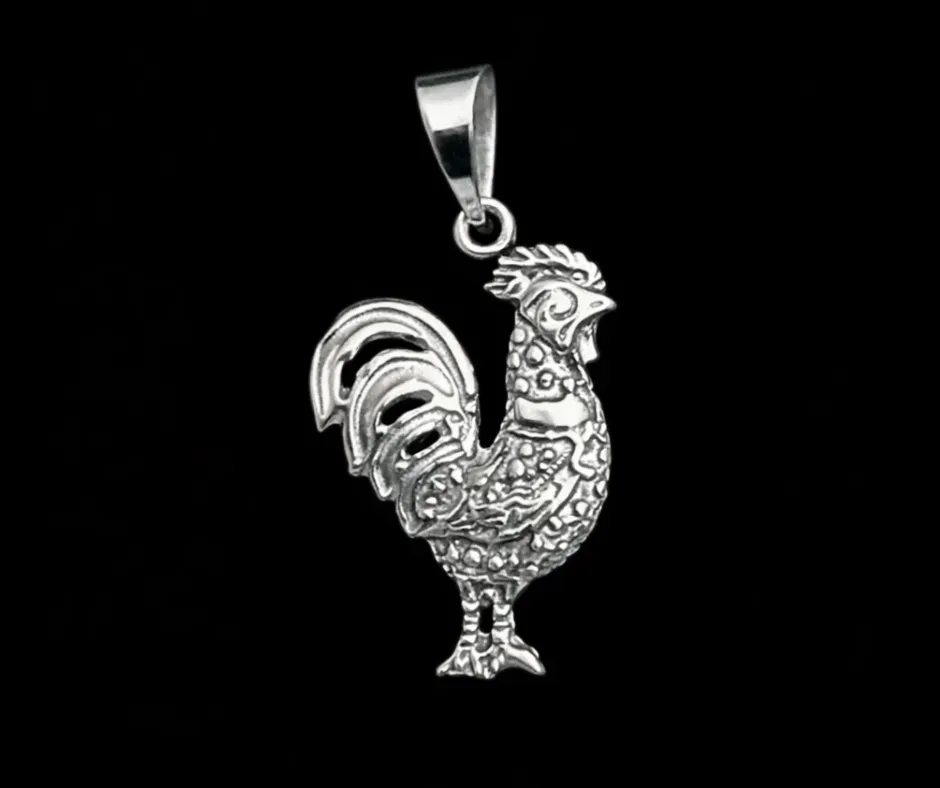 [DIJ-780] Dije Gallo oscuro 3 cm gallina