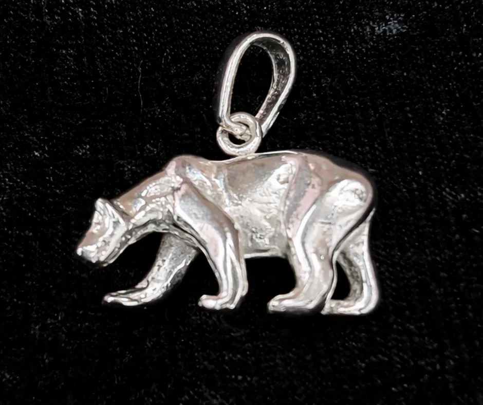 Dije Oso Polar 2 cm ancho