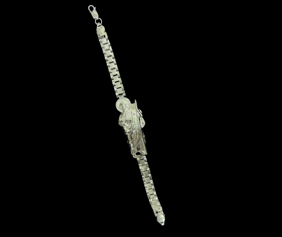 Pulso tejido Rolex San Judas Tadeo 20cm 8mm (liso)