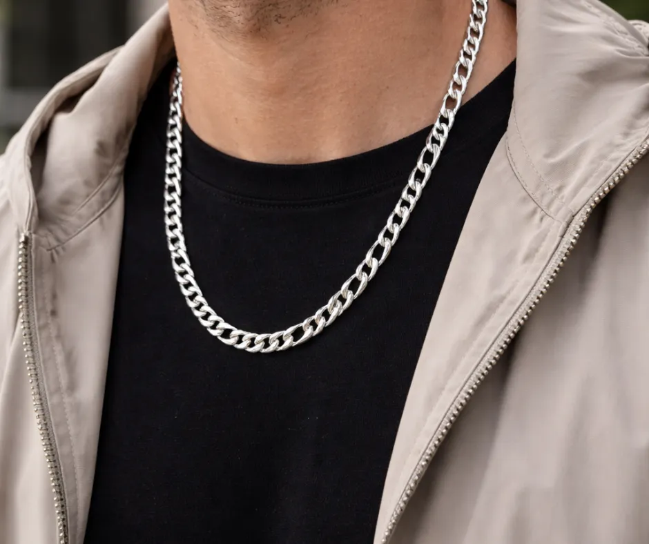 Cadena Cartier_Chunky_8 mm (CHUN-CAR8) (60 cm)