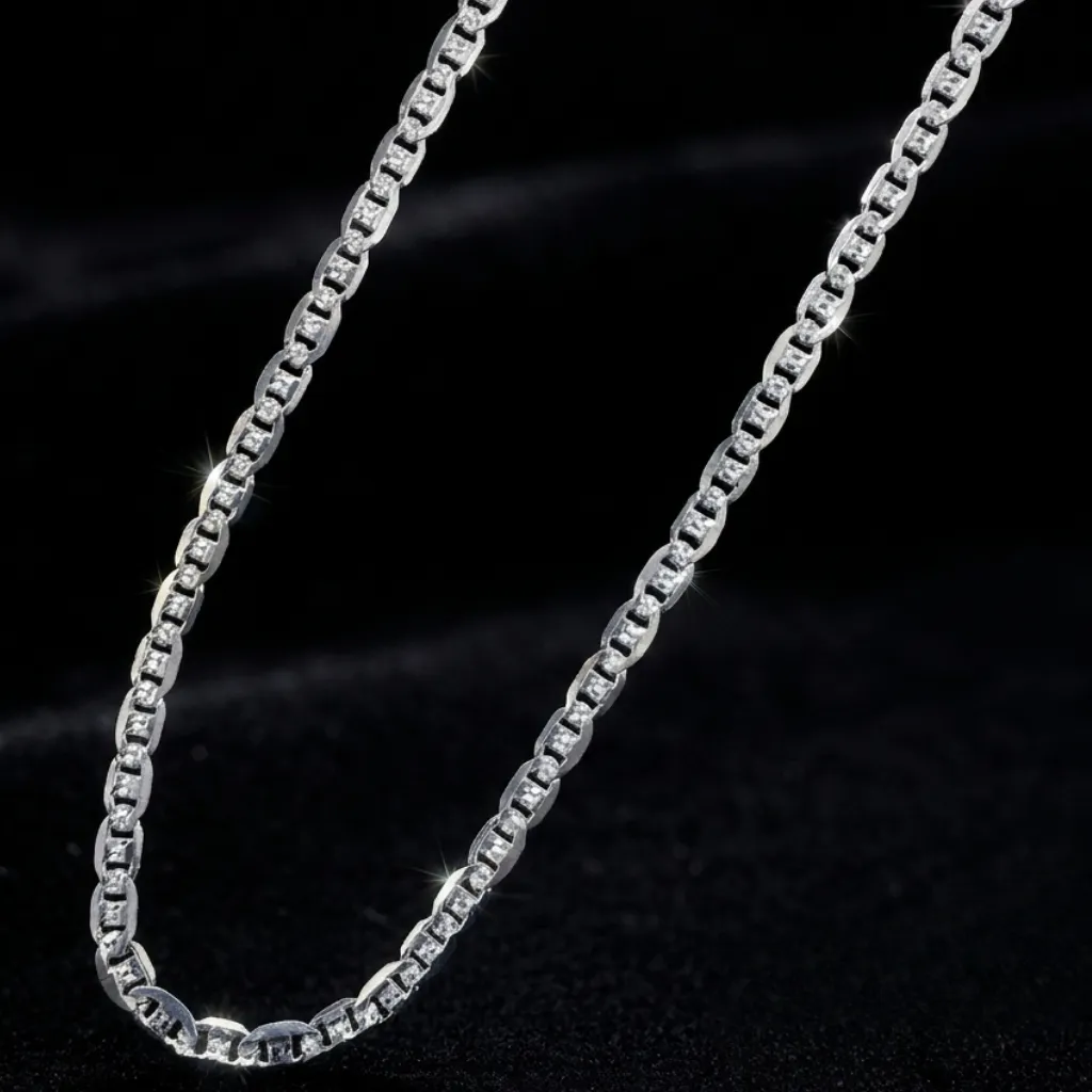 Cadena Espejo diamantada 3mm_60 cm (NEW)