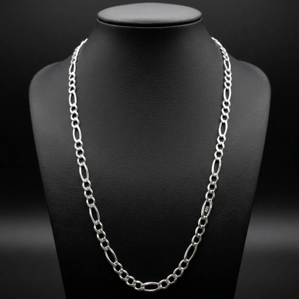Cadena_Cartier Liso 4 mm_(Rombo) (NEW) (55 cm)