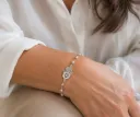 Pulsera_ Mano de Fátima bola azucarada ajustable (NEW)