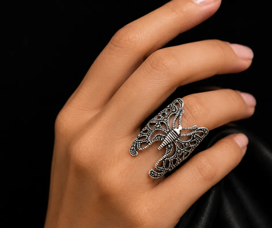 Anillo_Marquesita__Mariposa ornamental (ANI-0181)