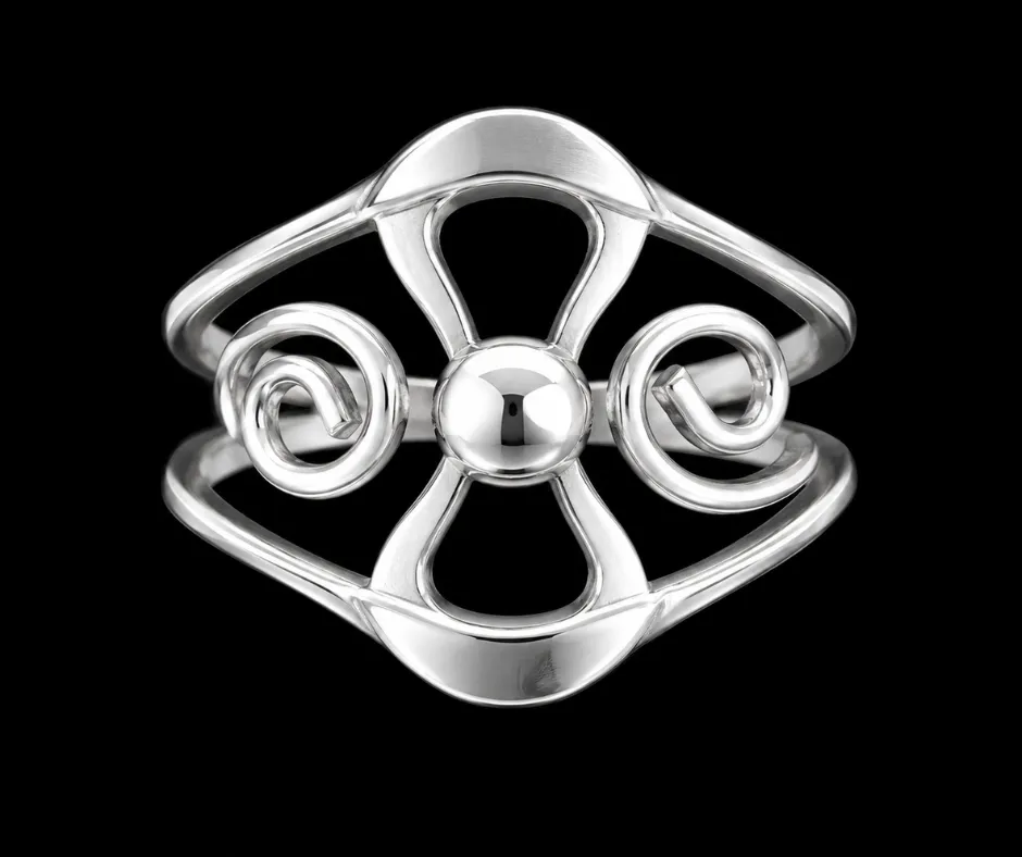 Anillo_Liso_Cruz del tiempo