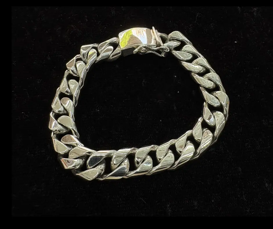 Esclava Cubana (Broche doble seguro) 22 cm 1.3cm (Gruesa)