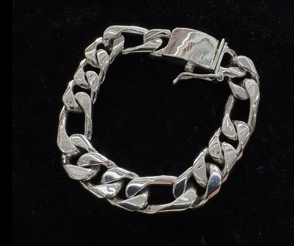 Esclava Cartier (Broche Doble Seguro) 20 cm 1cm (gruesa)