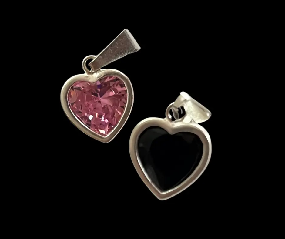 [COR-620] Corazón cristal_negro_G