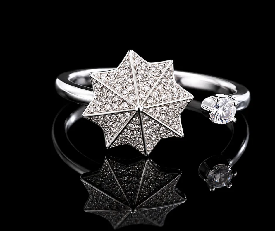 Anillo giratorio_ ajustable_antiestres_Sombrilla