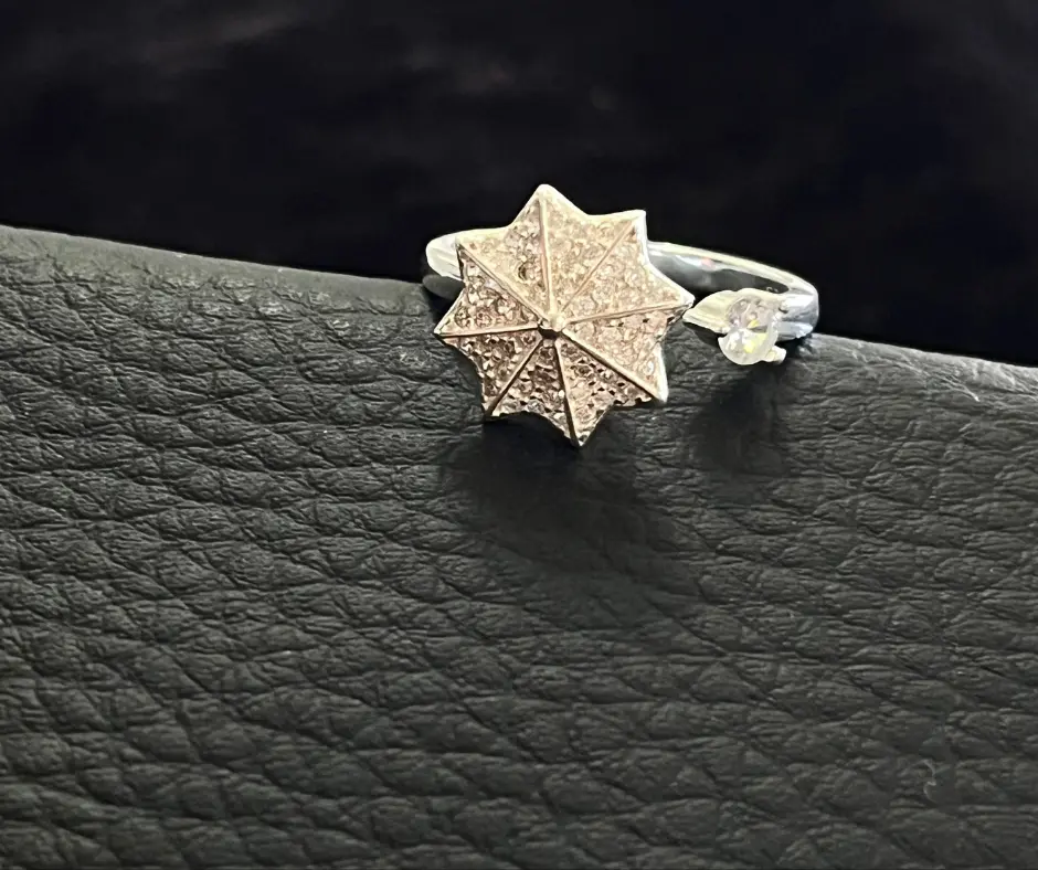 Anillo giratorio_ ajustable_antiestres_Sombrilla