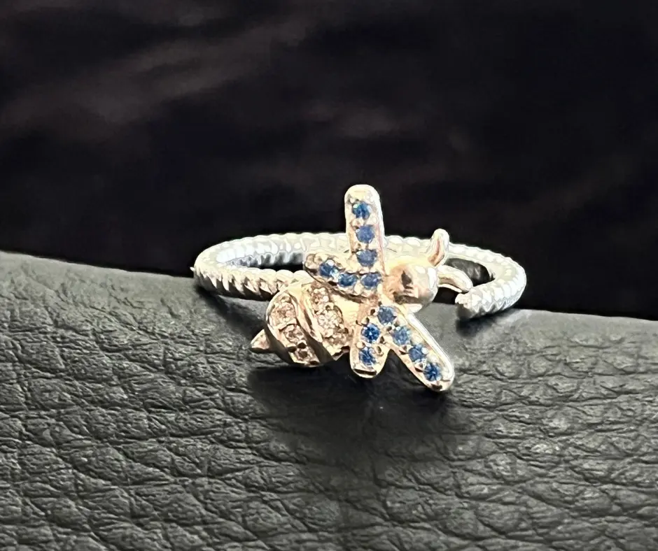 Anillo giratorio_ ajustable_antiestres_Abejita