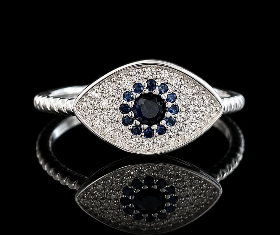 Anillo giratorio_ ajustable_antiestres_Ojo turco