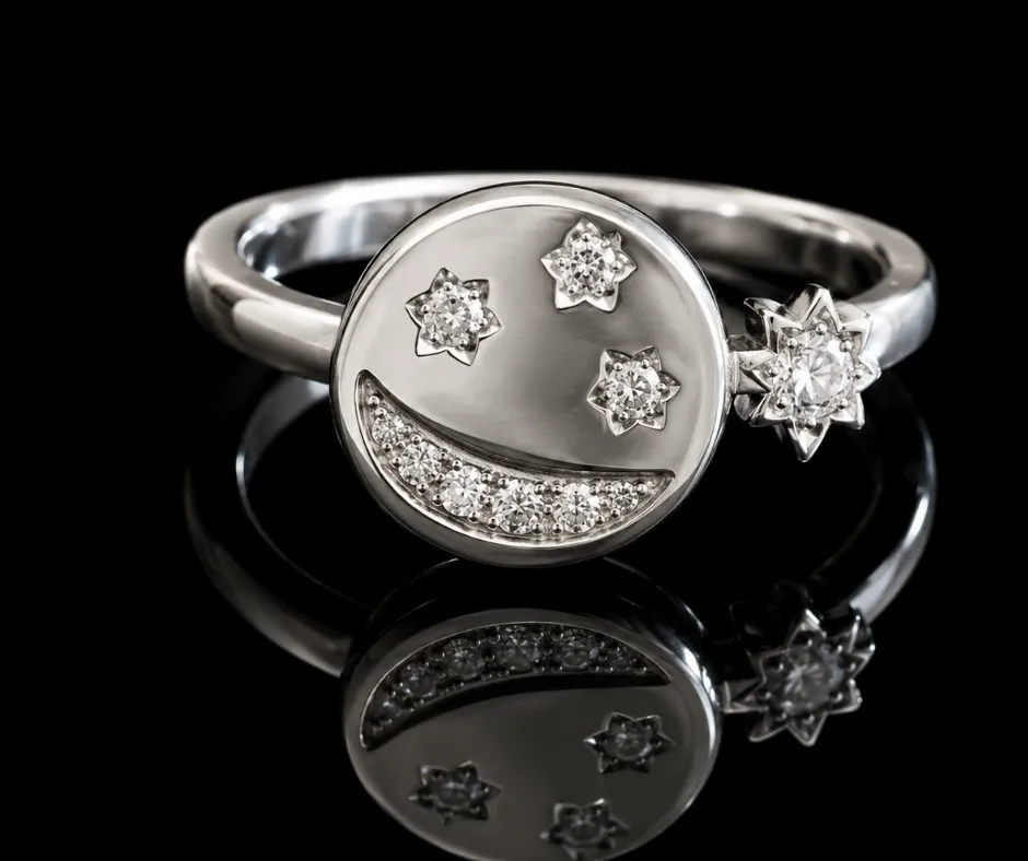 Anillo giratorio_ ajustable_antiestres_Carita feliz