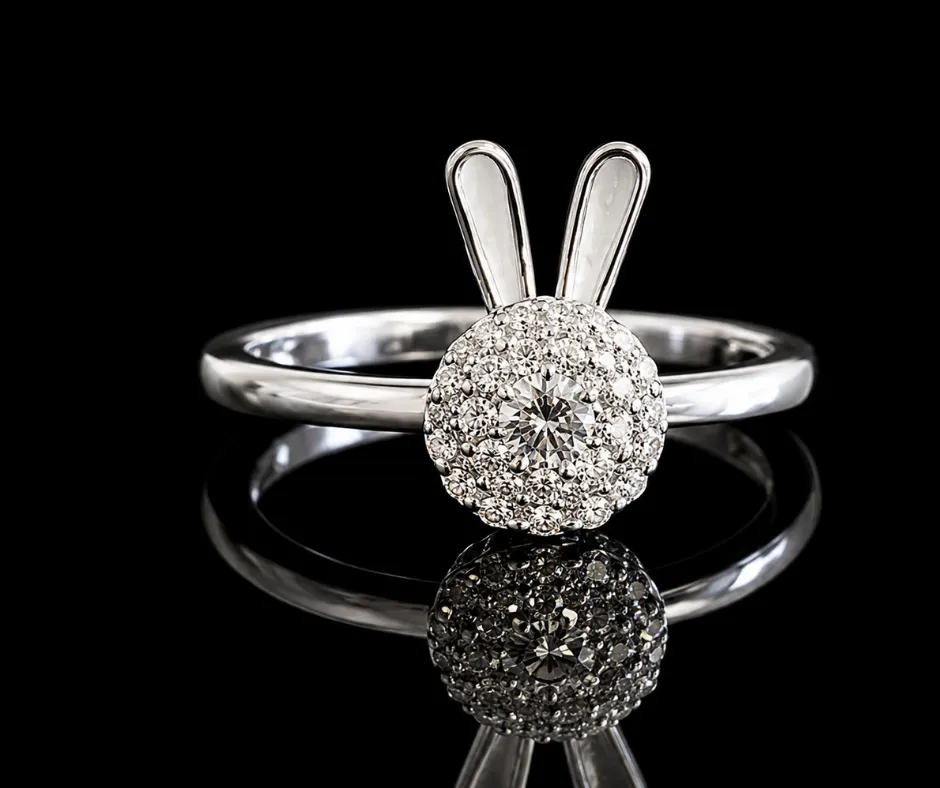 Anillo giratorio_ ajustable_antiestres_Conejo (ANI-37)