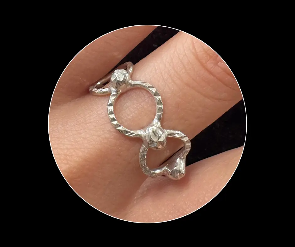 Anillo_3 círculos_3 bolas_ajustable