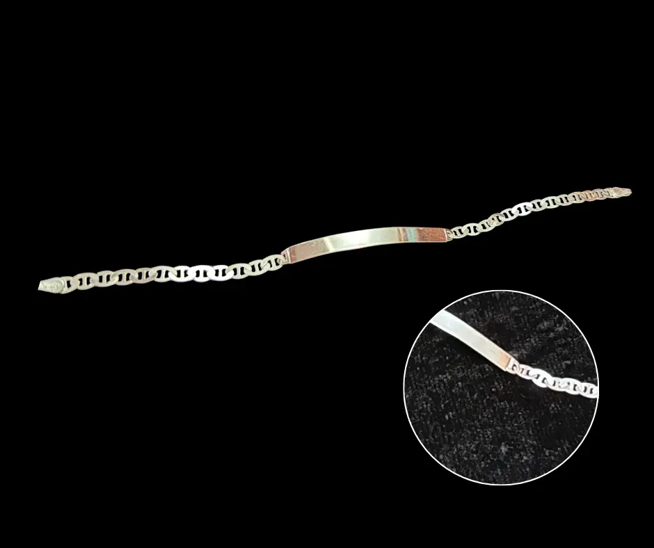 [PUL-1227] Pulso con placa_Espejo_20 cm_4 mm