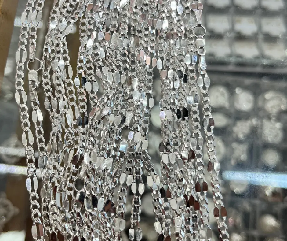 Cadena_Tejido_Cubano con grano de café_ 65 cm