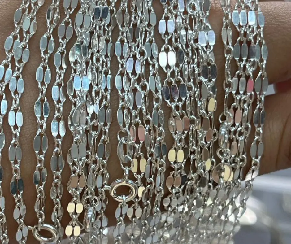 Cadena_Tejido_Grano de café_60 cm 