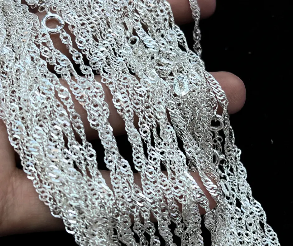 [CAD-502] Cadena_Tejido_Singapur_45 cm