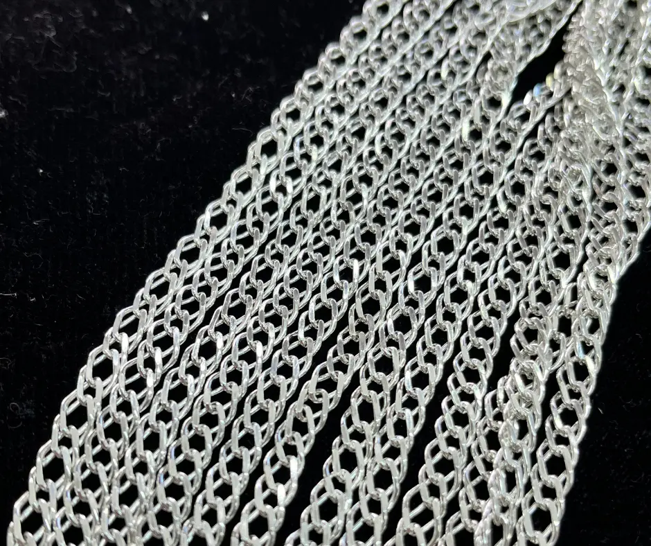 Cadena_Tejido_Doble rombo_3mm_45 cm